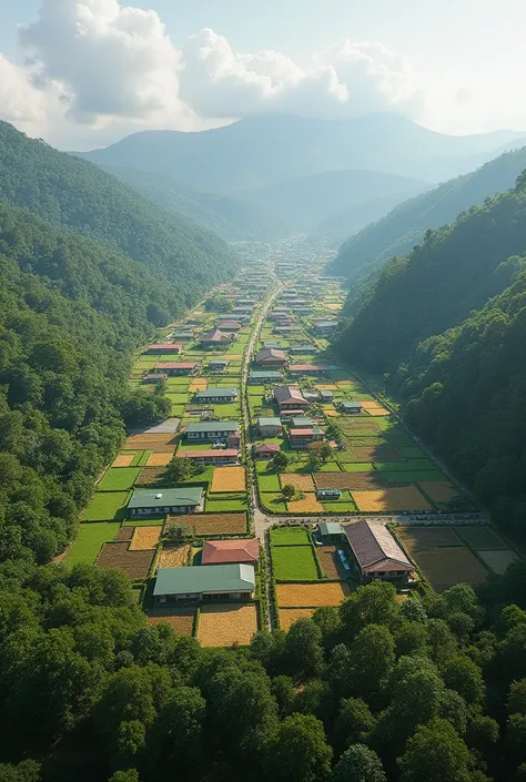 A township plan for a community of 300 families who survived a great landslide in Kerala, Wayanad. The township should be in a safe location and should have modernised agricultural systems and cattle rearing systems for the people to lead their life , scho...