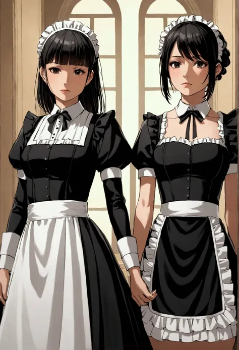 Short maid and mistress