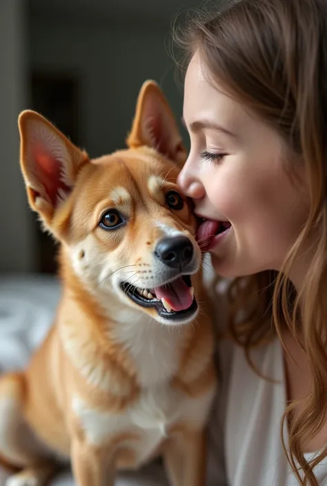 A beautiful girl pussy licking boy
