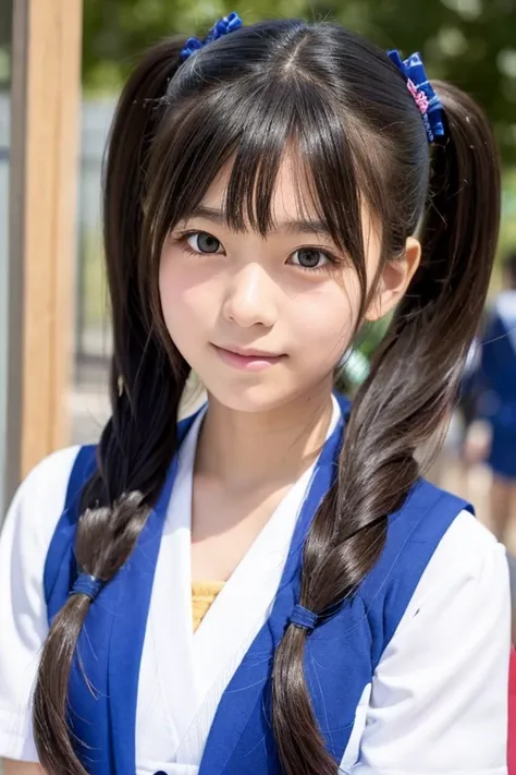 Japan Junior High School Student Twintails Cute