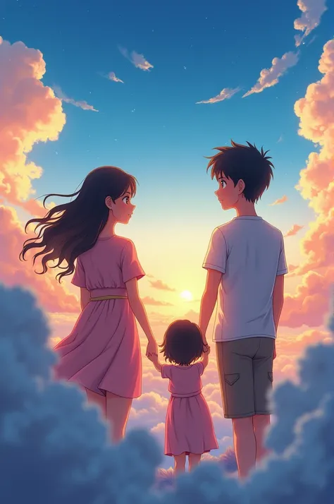 Anime logo sky x family 