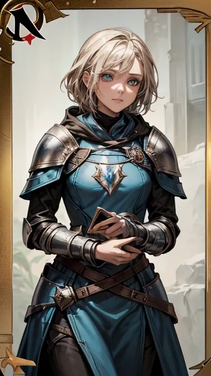 (Magic: The Gathering card design:1.2),Female knight character