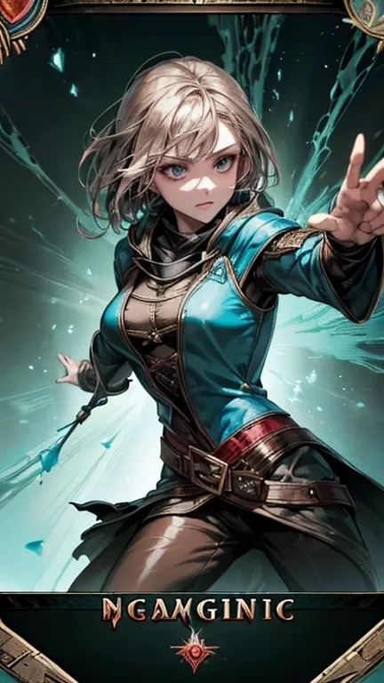 (Magic: The Gathering card design:1.2),Female　Martial Artist