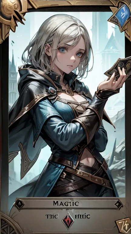 (Magic: The Gathering card design:1.2),Female Wizard