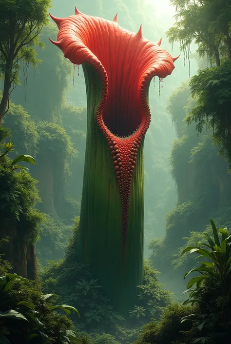 Giant pitcher plant