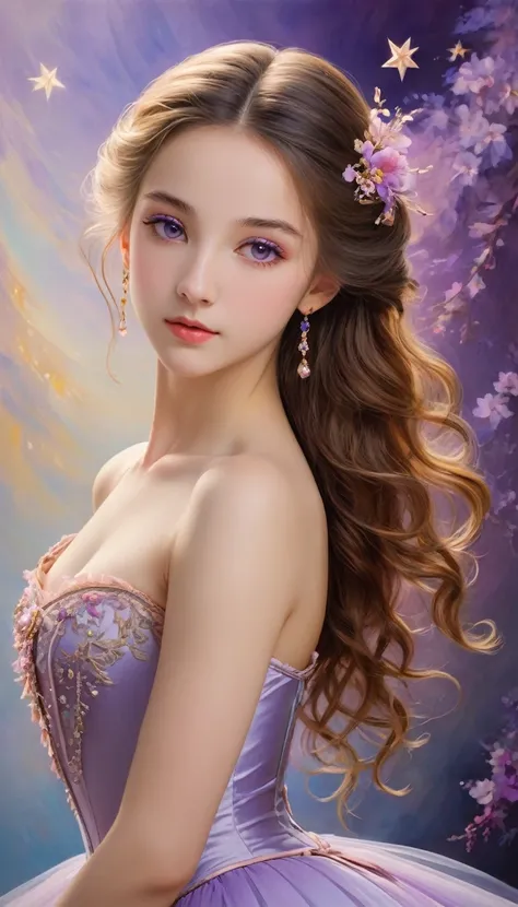 (High resolution,masterpiece:1.2),(Realistic:1.37)"(Highest quality, High resolution, Very detailed, Realistic),Beautiful portrait of a 16-year-old French ballet dancer from the 19th century, (She is half French and half Japanese., She is a stunning beauty...