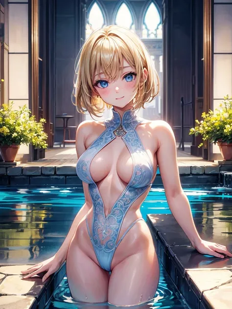 Anime style, super fine illustration, super clear illustration, highly detailed, beautiful detailed, super pale tone image, super delicate illustration, super calm & static image, sexy posing Portrait, static representation, gentle expression, 8k, angle fr...