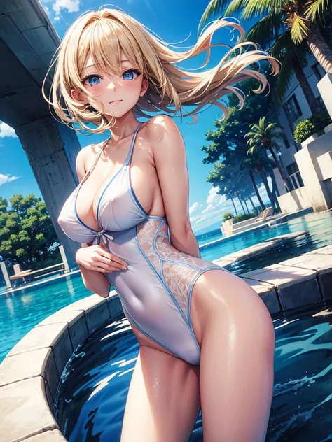 Anime style, super fine illustration, super clear illustration, highly detailed, beautiful detailed, super pale tone image, super delicate illustration, super calm & static image, sexy posing Portrait, static representation, gentle expression, 8k, angle fr...