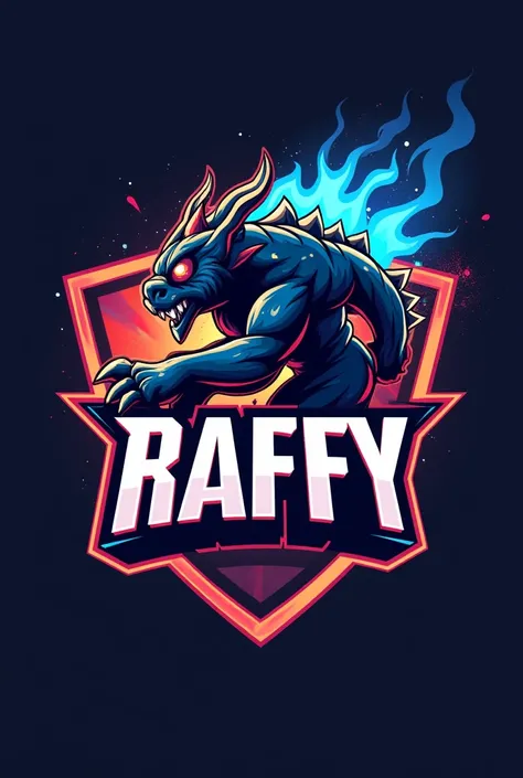 PHILIPPINES BEST Mobile GAMING Team Logo with "(RAFFY)" Lettering.