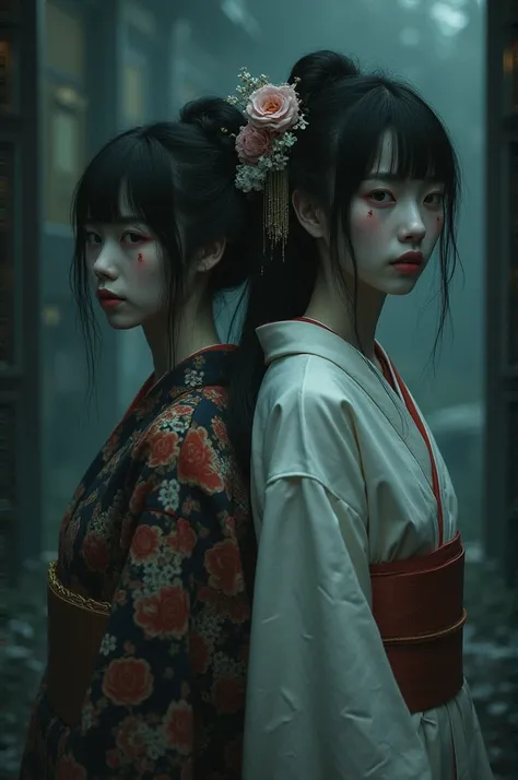 Beautiful Japanese Women、Horror Art