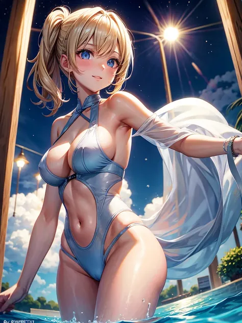 Anime style, super fine illustration, super clear illustration, highly detailed, beautiful detailed, super pale tone image, super delicate illustration, super calm & static image, sexy posing Portrait, static representation, gentle expression, 8k, angle fr...