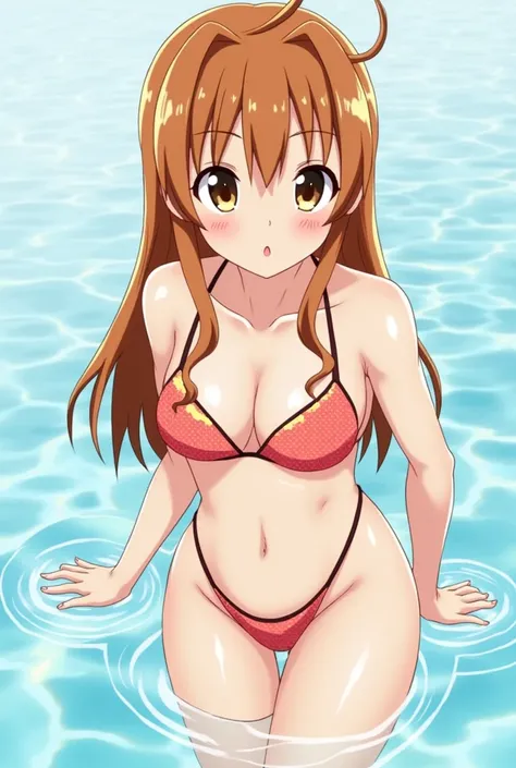 Misaka Mikoto, School Swimsuit, beautiful girl