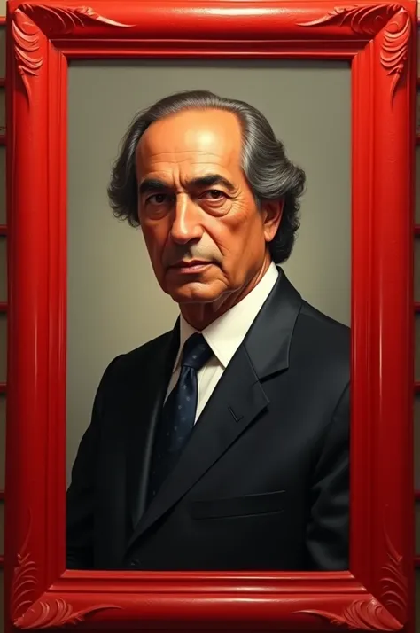 Zulfiqar Ali Bhutto in red frame 
