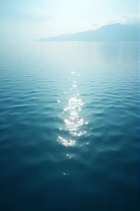 Aerial view of the water surface