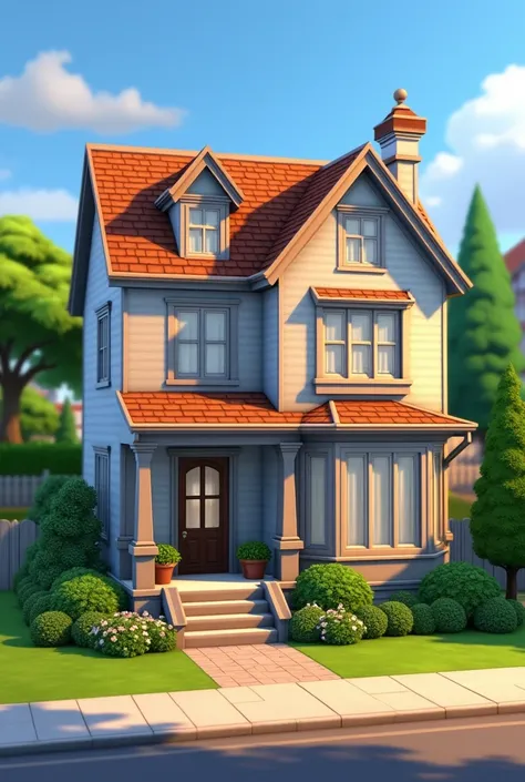 Two floor house in sims 4