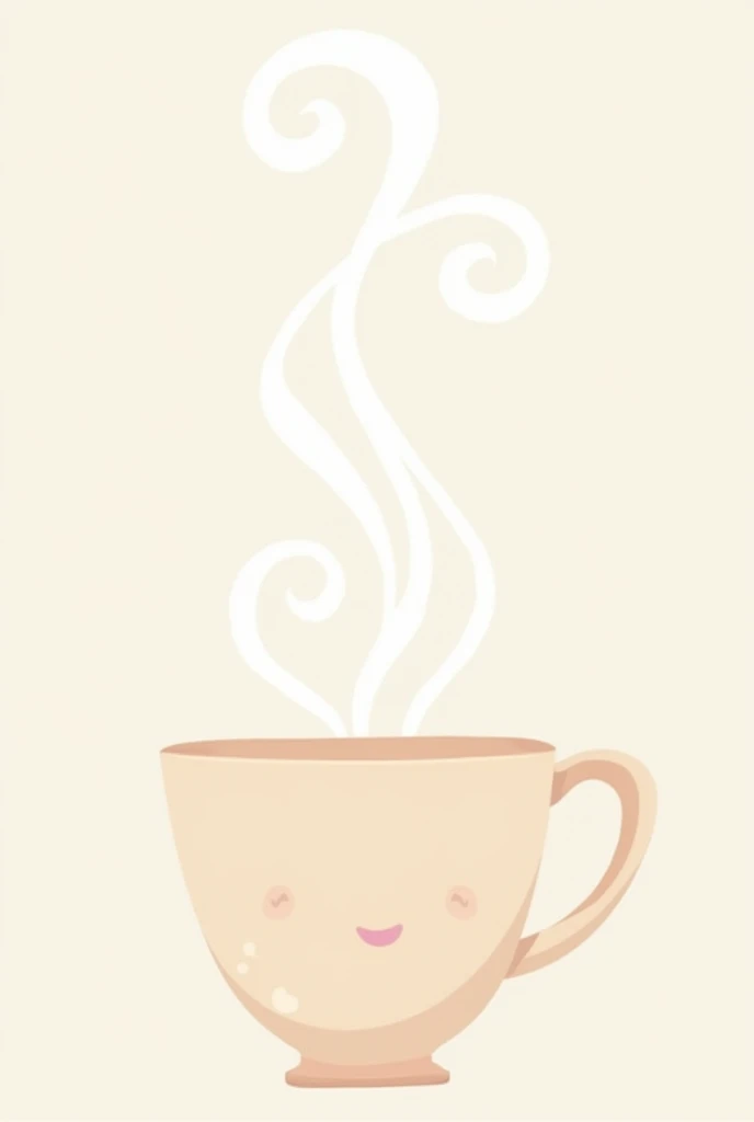 Clipart of Steam coming out of tea cup