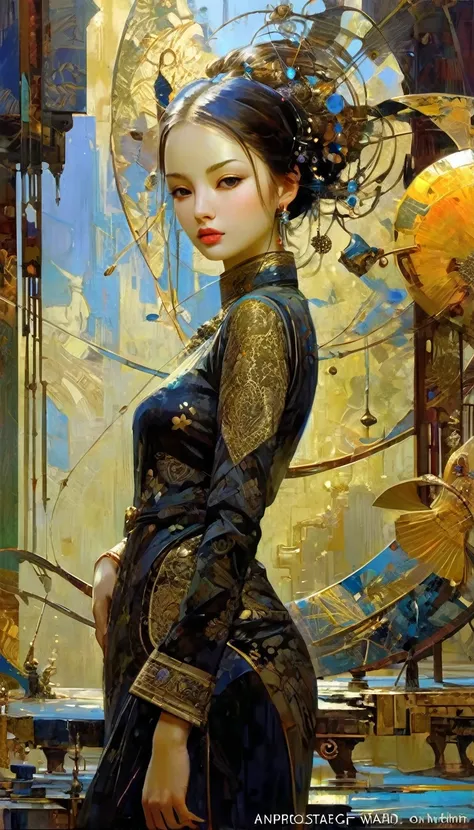 life, art inspired in Wadim Kashin, Intricate Details, Oil
