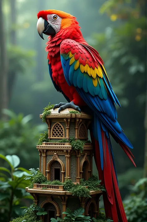 Tower token combined with macaw 