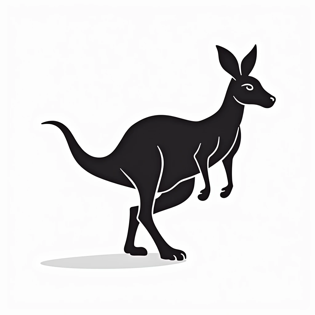  Incredibly beautiful and attractive quality sports logo of a kangaroo png image