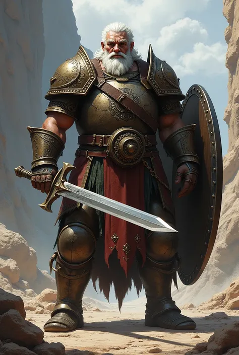 Sturdy and reliable, slightly older than Vanlak. Wears heavy armor with a large shield and broad sword