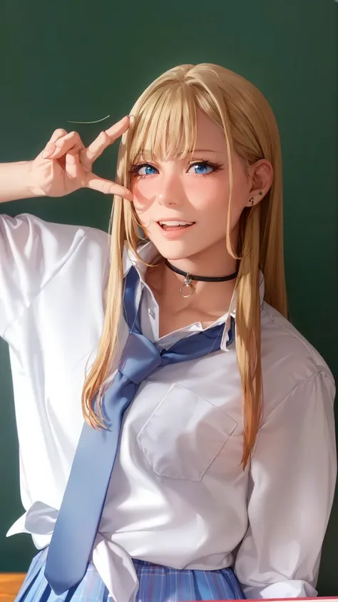 ((masterpiece, best quality, highres, UHD, perfect pixel, depth of field, 4k, RTX, HDR))), 1girl, single, solo, beautiful anime girl, beautiful artstyle, anime character, ((long hair, parted bangs, blonde hair)), ((blue eyes:1.4, rounded eyes, realistic ey...