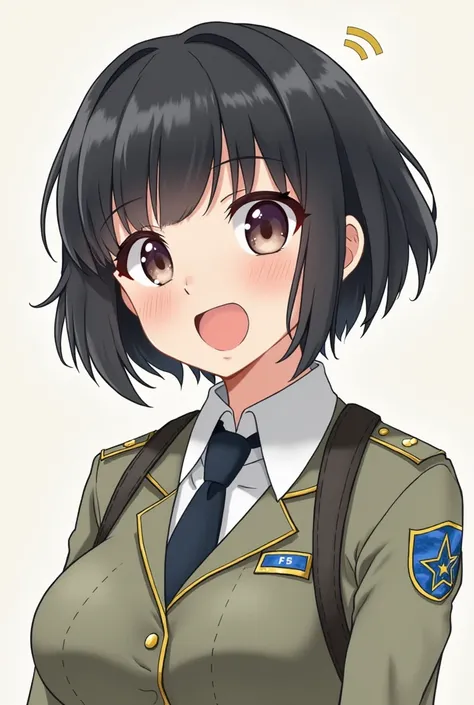 
10-year-old girl、Earth Federation Operator Girl Soldier、Black short hair、Medium Breast、Cute like an idol、Childish face and appearance、Accurately drawn faces、(nsfw:1.9), cum on face, cum in hair、__expression__, (open mouth:1.5), (fellatio:1.5), (swallow:1....