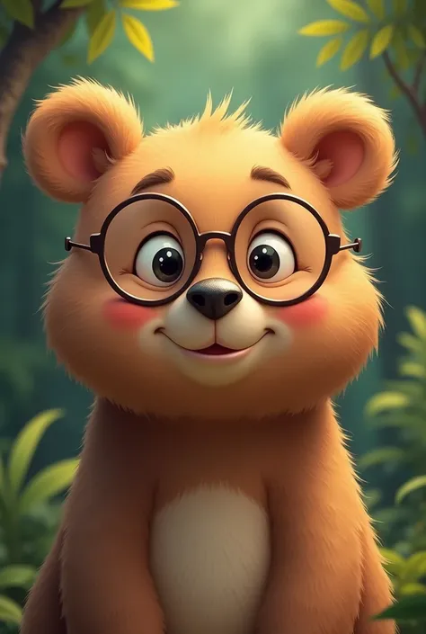 A bear with glasses 