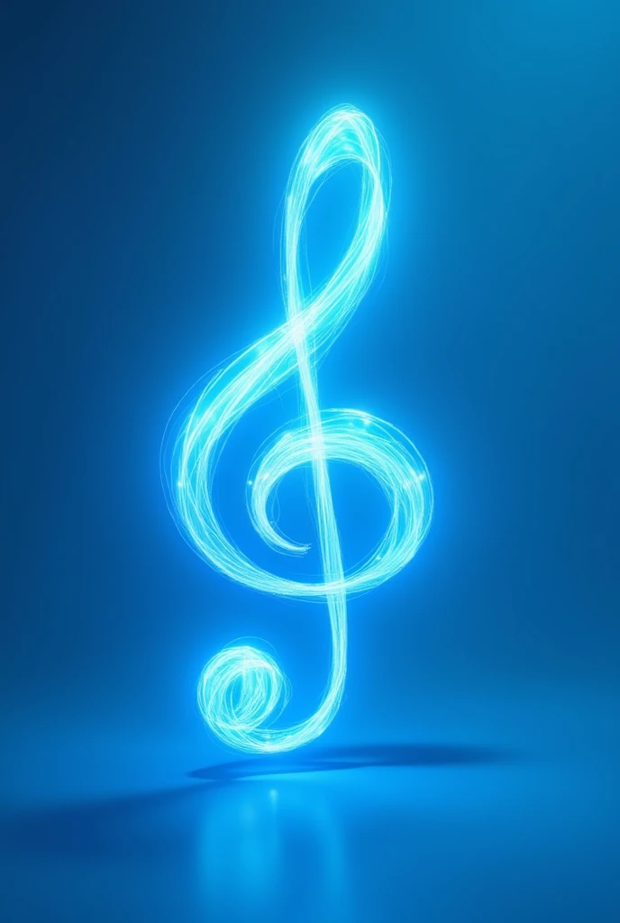 Create blue music symbol