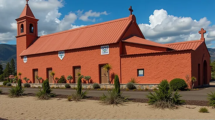 Place the main church of Oxapampa in a reusable bag