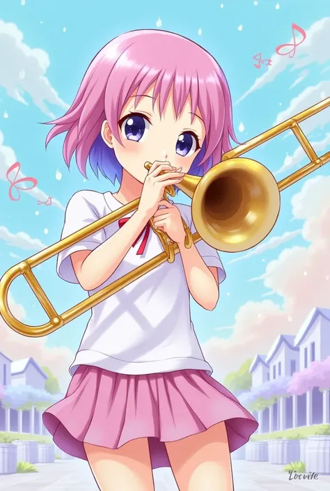 Anime Girl with a Trombone