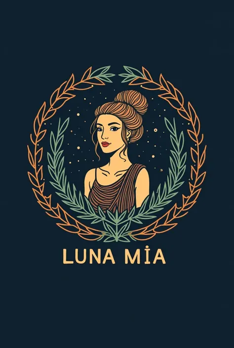 A company logo with the name LUNA MÍA