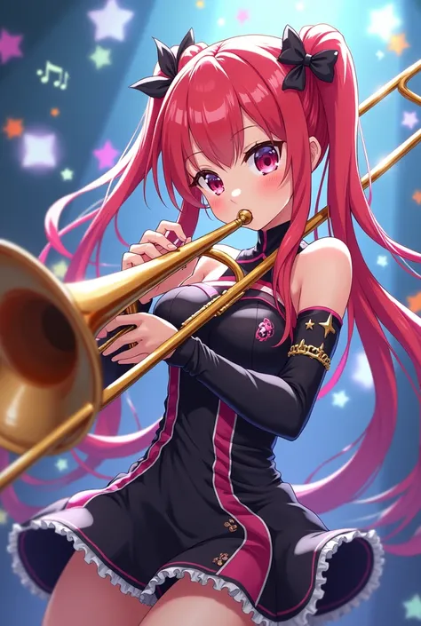 Anime Girl with a Trombone