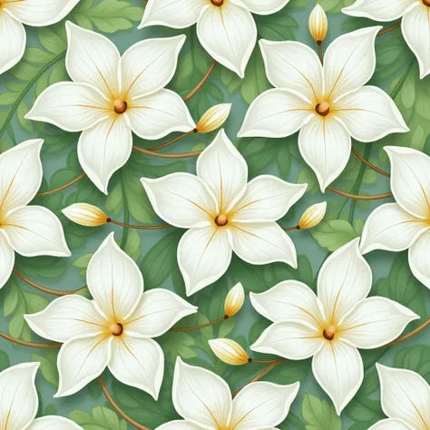 Jasmine flower pattern