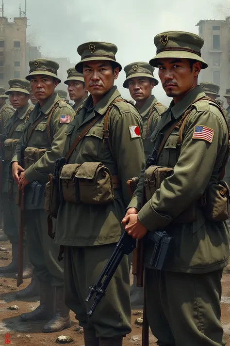 Japanese soldiers