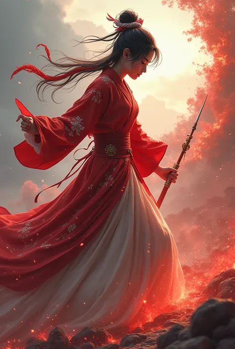 nine tailed fox 32K，Red and white fairy and devil world, A chance encounter with Liu Hanshu, He saw his old self, I decided to take him on as my apprentice., Teach them how to protect themselves, But thanks to the Tibetan star charts, Phoenix and the Liu f...