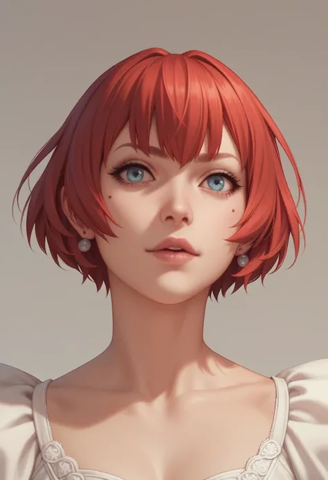 ffxi character portrait, lilisette, short red hair