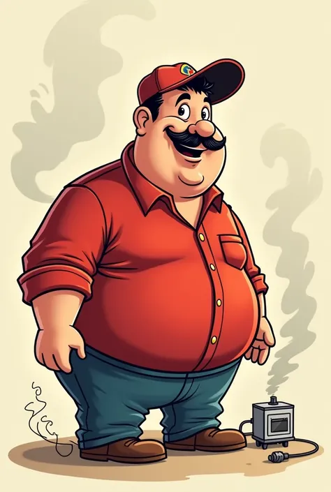 Nicolas maduro moros as heater cartoon