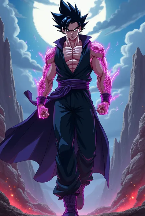 damon salvatore in dragon ball z style