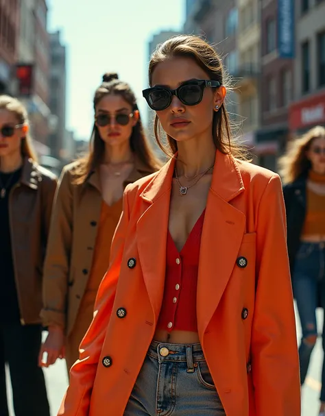 Editorial fashion: Vogue. ElectricPulse: Vibrant youth, framed in contrast. PopLight: Flash’s energy captures playful spirit. ColorMotion: Dynamic hues in casual rebellion. UrbanBeat: Street style meets spirited expression. FlashColor: Illuminate attitude ...