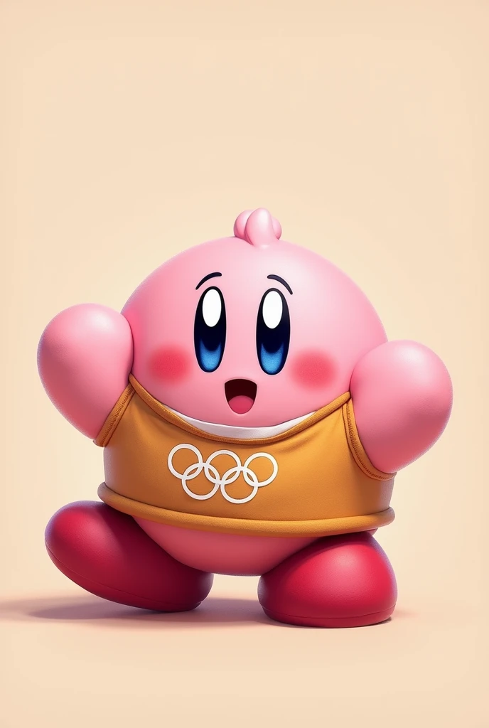 Kirby with the Olympia shirt 