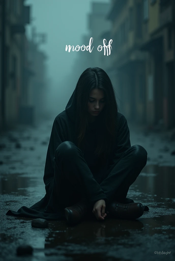 A cover pic write "mood off"
