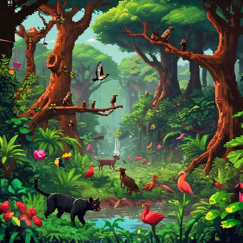 pixel art, background