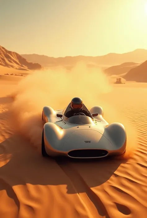 An English car racer participates in a car race in the Sahara desert. Then he gets lost in a dust storm and gets lost in the desert. Then he left the desert after 62 days. Again he went to his country.
