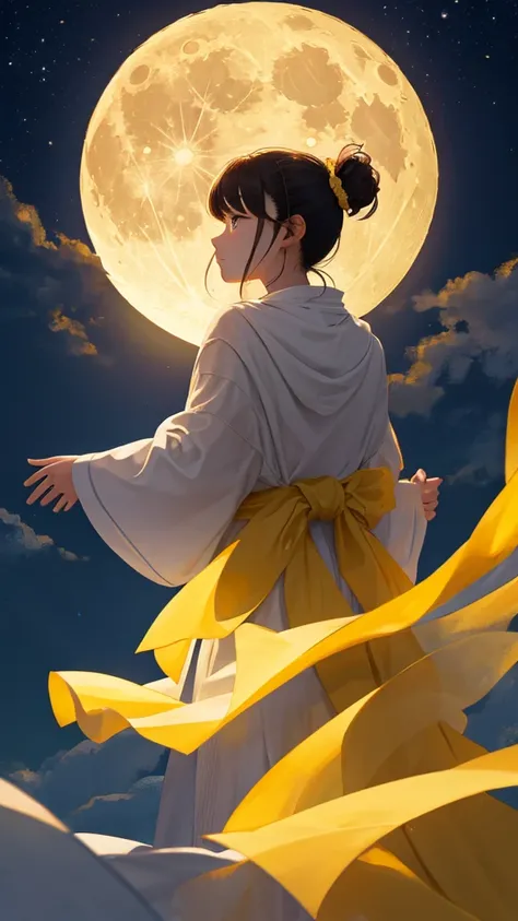 Yellow Moon、full moon