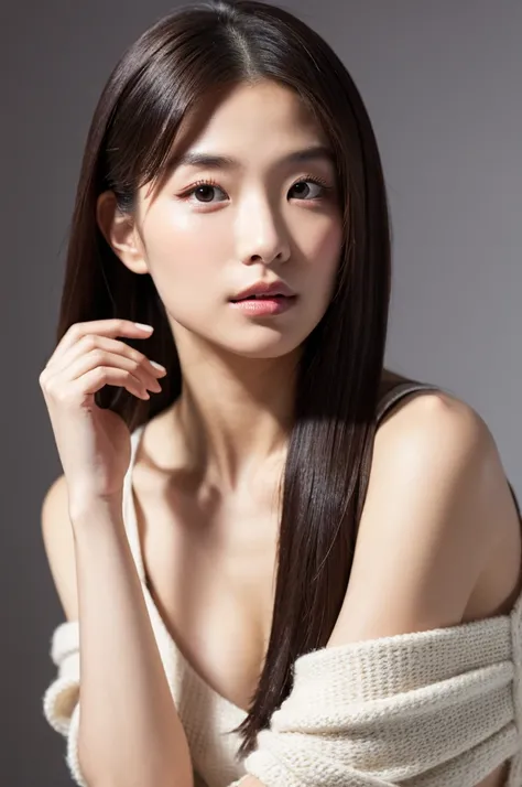 ((Highest quality)), ((masterpiece)), (detailed), Perfect Face　Asian　Hair salon model