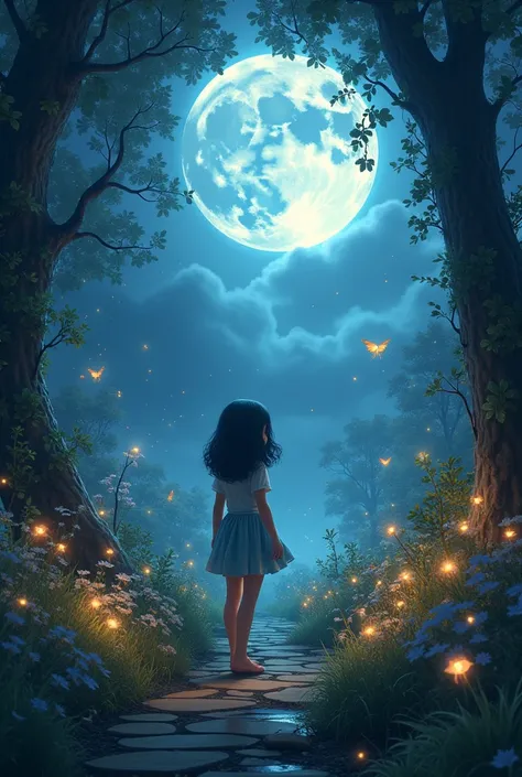  The Moonlit Garden: A girl finds a garden that only blooms under the light of the full moon. The garden holds secrets and creatures that only come out at night.

