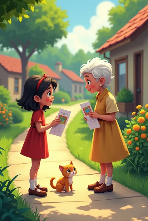  .The Lost Kittens Adventure:
A young girl named Mia finds a lost kitten in her backyard. She wants to keep it but decides to search for its owner instead. Mia posts flyers around the neighborhood and finds the kitten’s owner, an elderly woman who is overj...