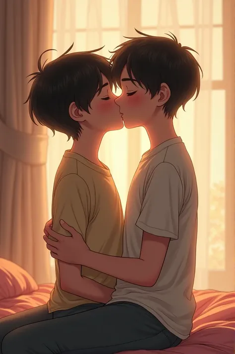 2 Korean boys kissing