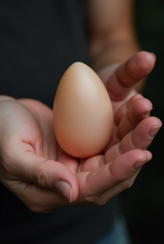 Someone is holding a large thick veined male penis