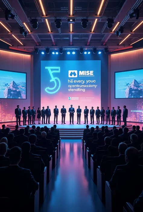 Presentation of the fifth anniversary of the MISE Agency